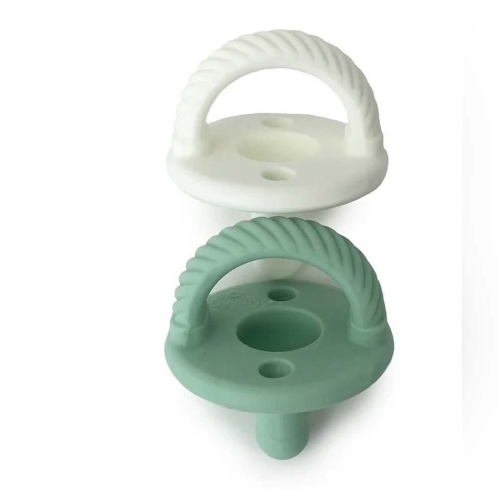 Pacifier Set of 2- Silicone Newborn Pacifiers